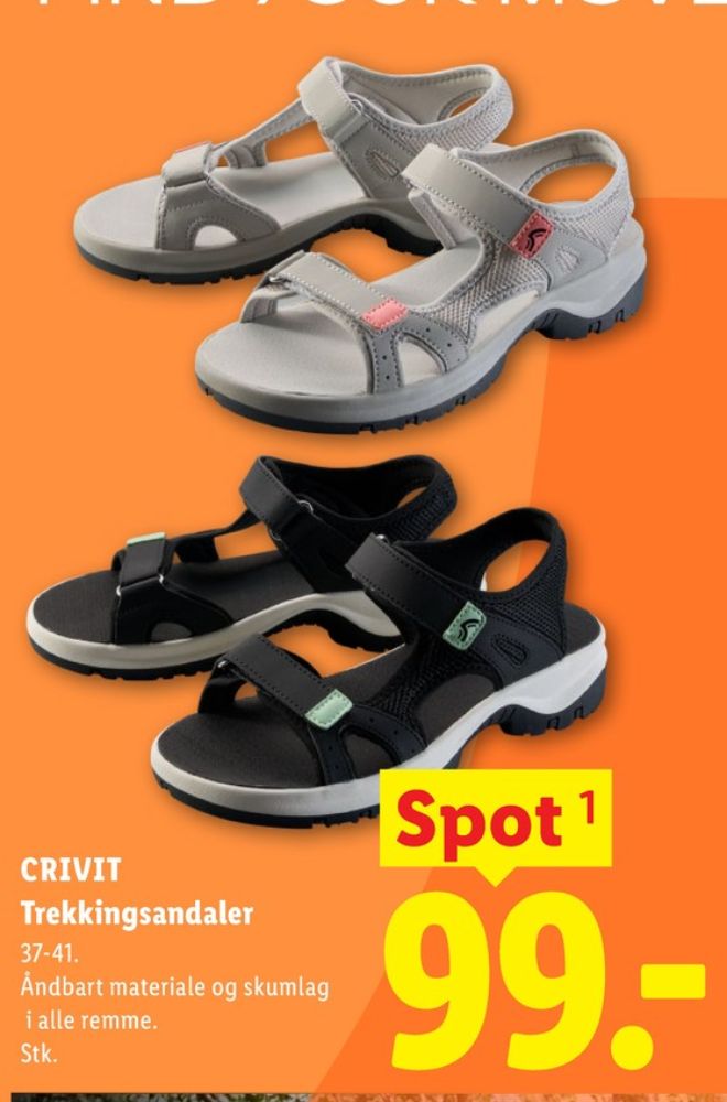 Crivit, Sandaler