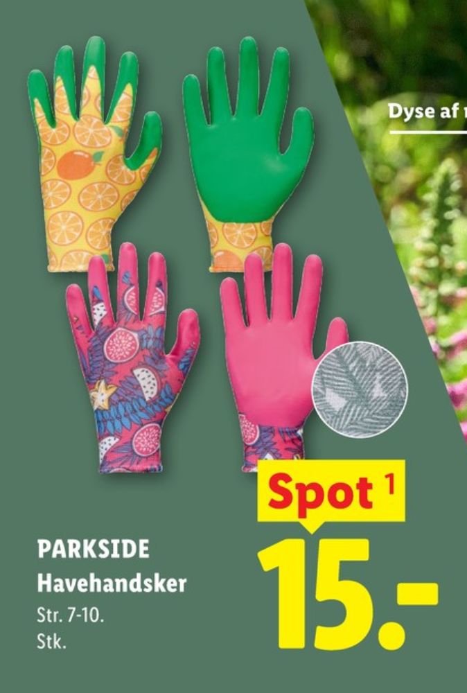 Parkside, Havehandsker