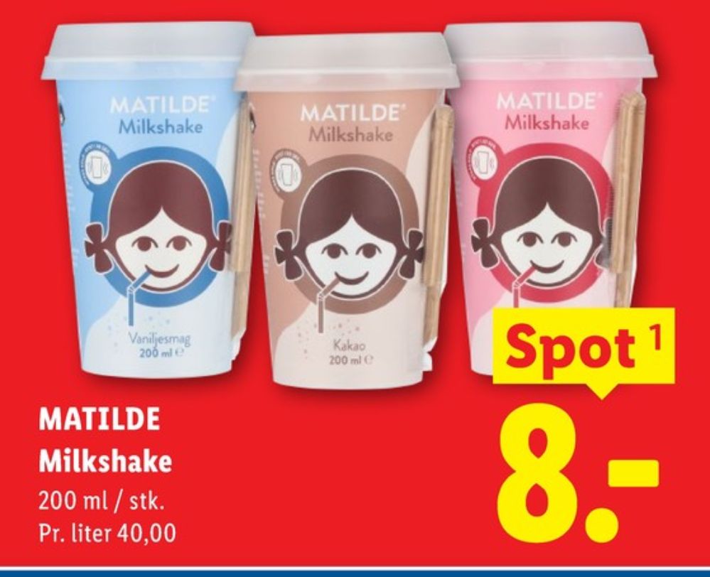 Matilde, Milkshake Jordbær
