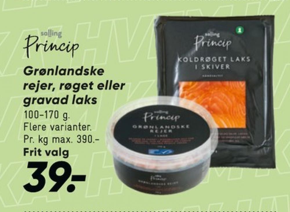 Salling Princip, Laks i skiver