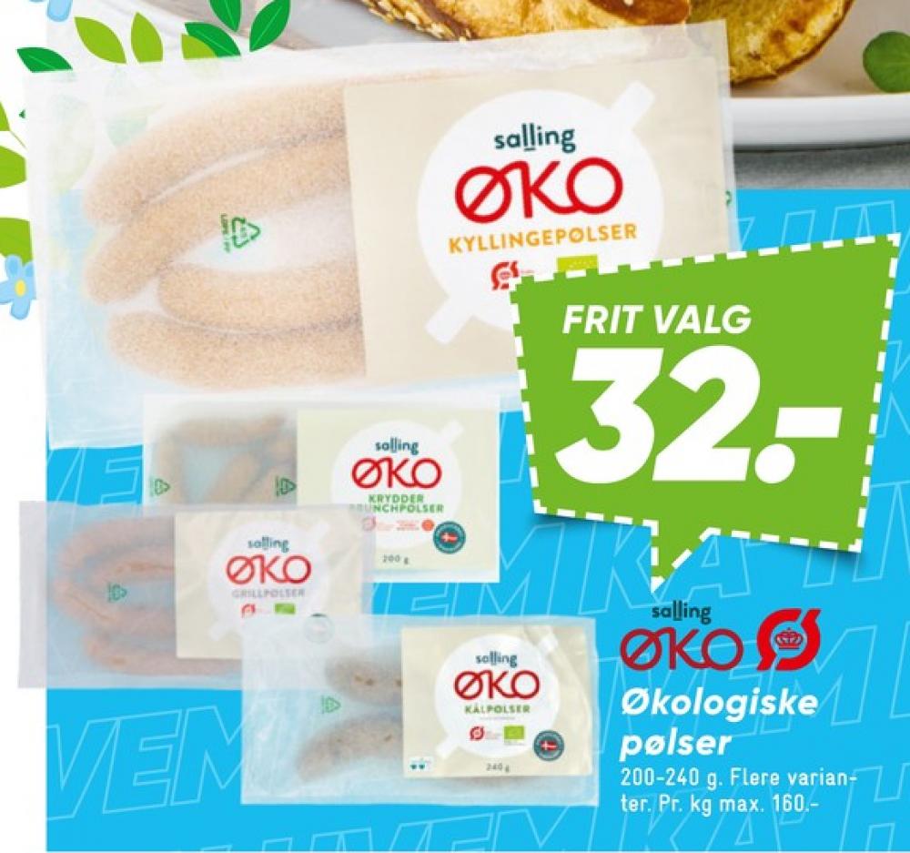 Salling ØKO, Grillpølser