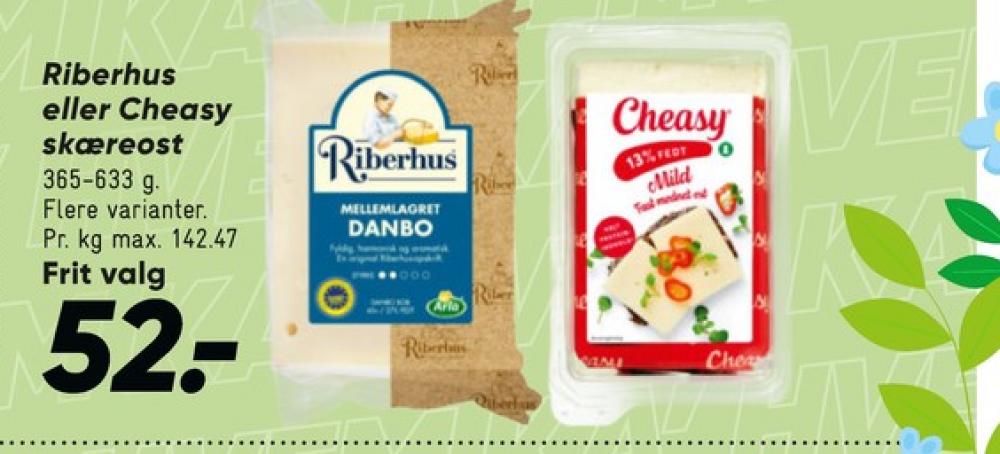 Riberhus, Skæreost Danbo Mellemlagret