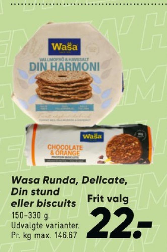 Wasa, Sesam & Havsalt knækbrød