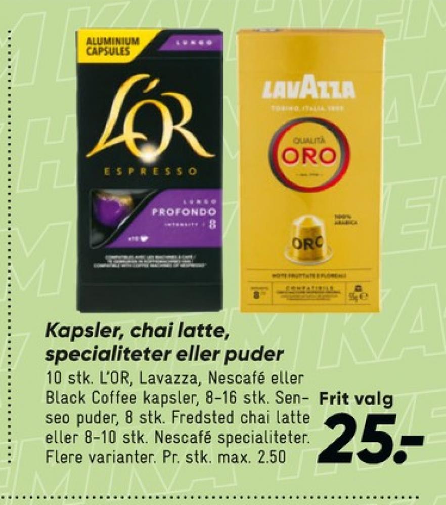 LOR Espresso Lungo Profondo, Kaffekapsler