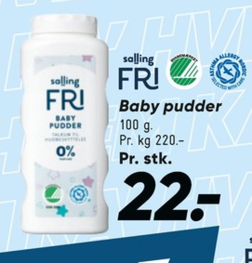 Salling Fri, Babypudder