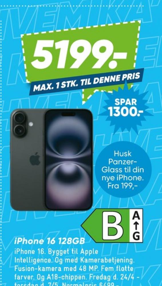 Apple Iphone 16, Mobiltelefon