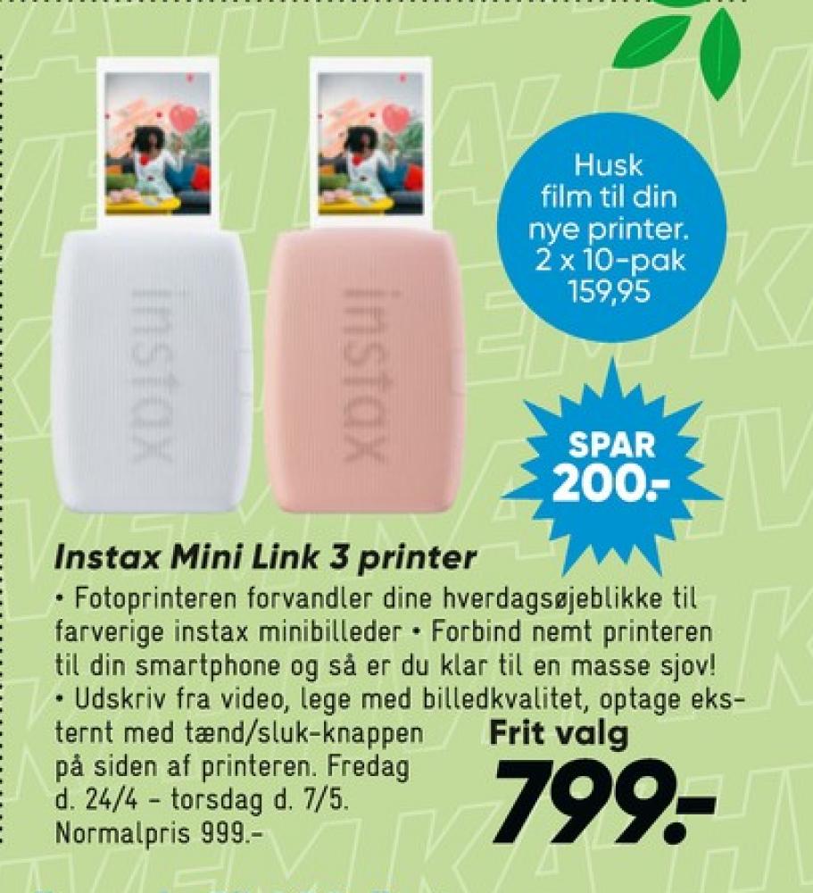 Instax, Kamerafilm
