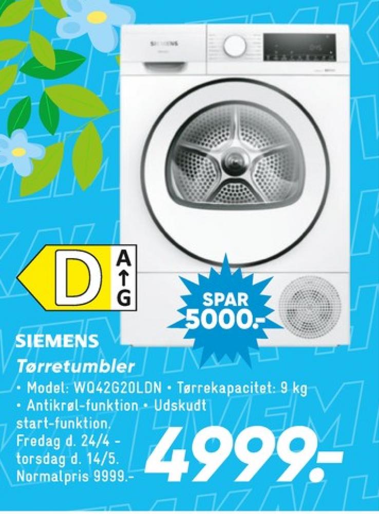 Siemens, Tørretumbler