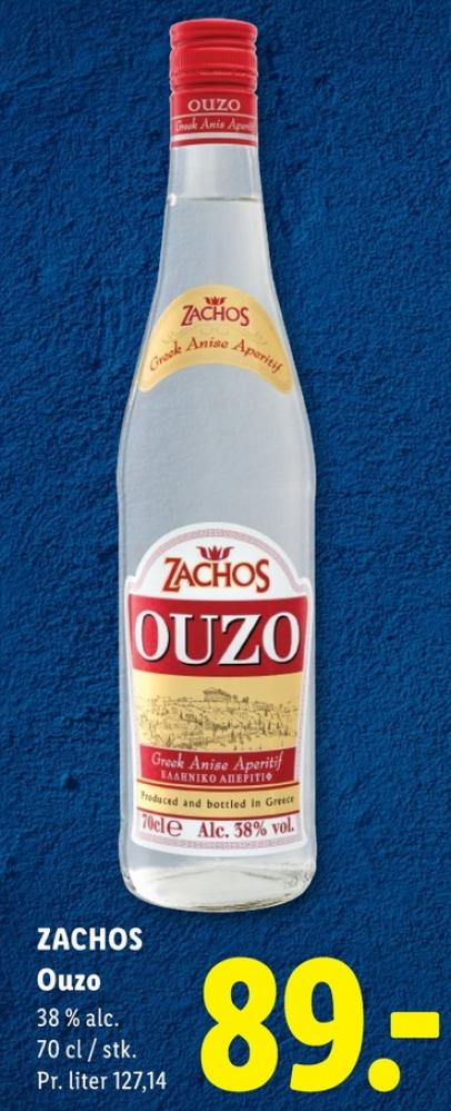 Zachos, Ouzo