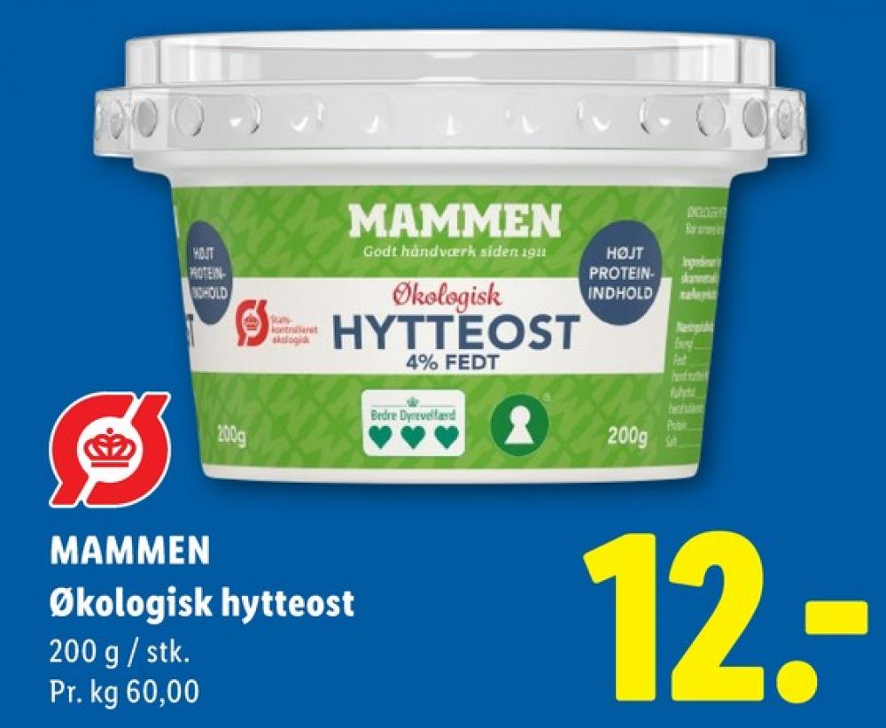 Mammen, Hytteost 4%