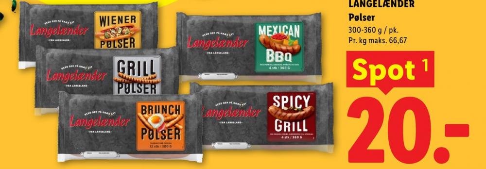 Langelænder, Spicy Grill Pølser