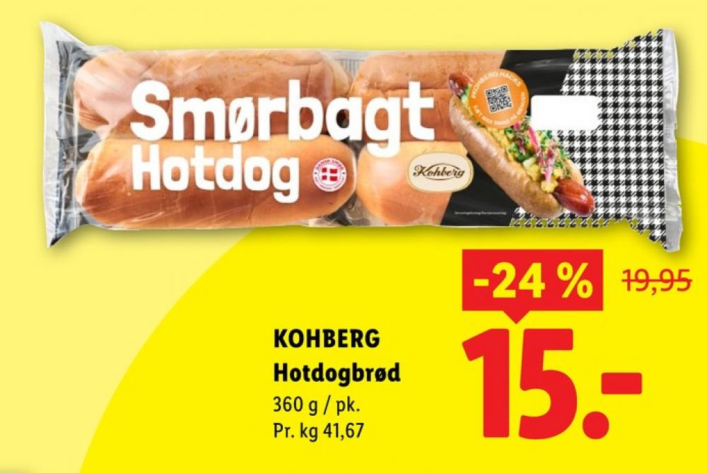 Kohberg, Smørbagt Hotdogbrød