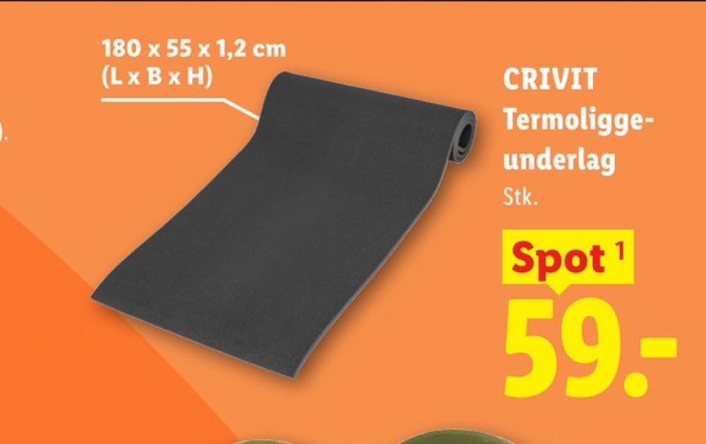 Crivit, Liggeunderlag