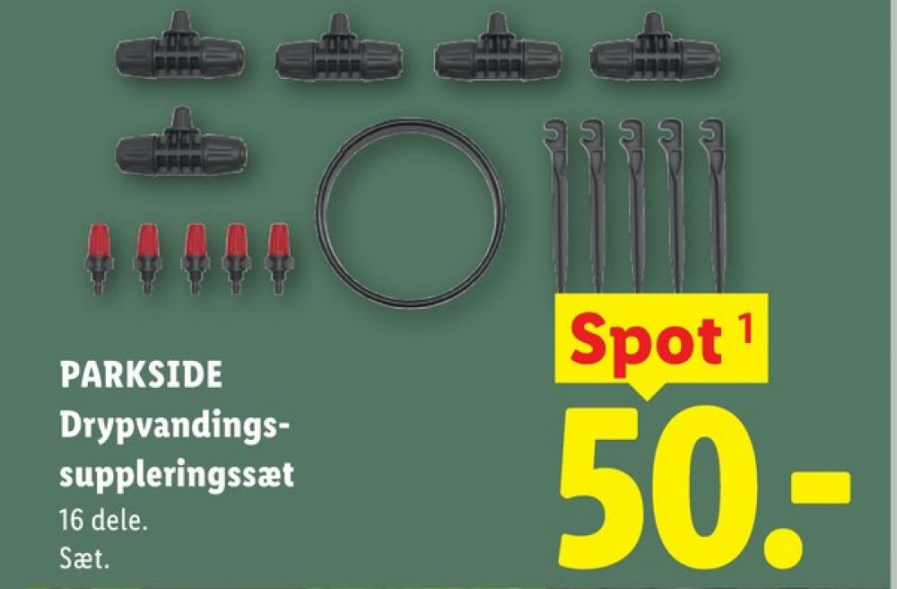 Parkside, Vandingssæt