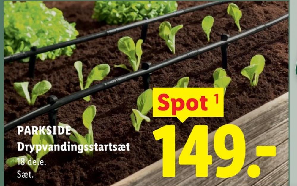 Parkside, Vandingssæt