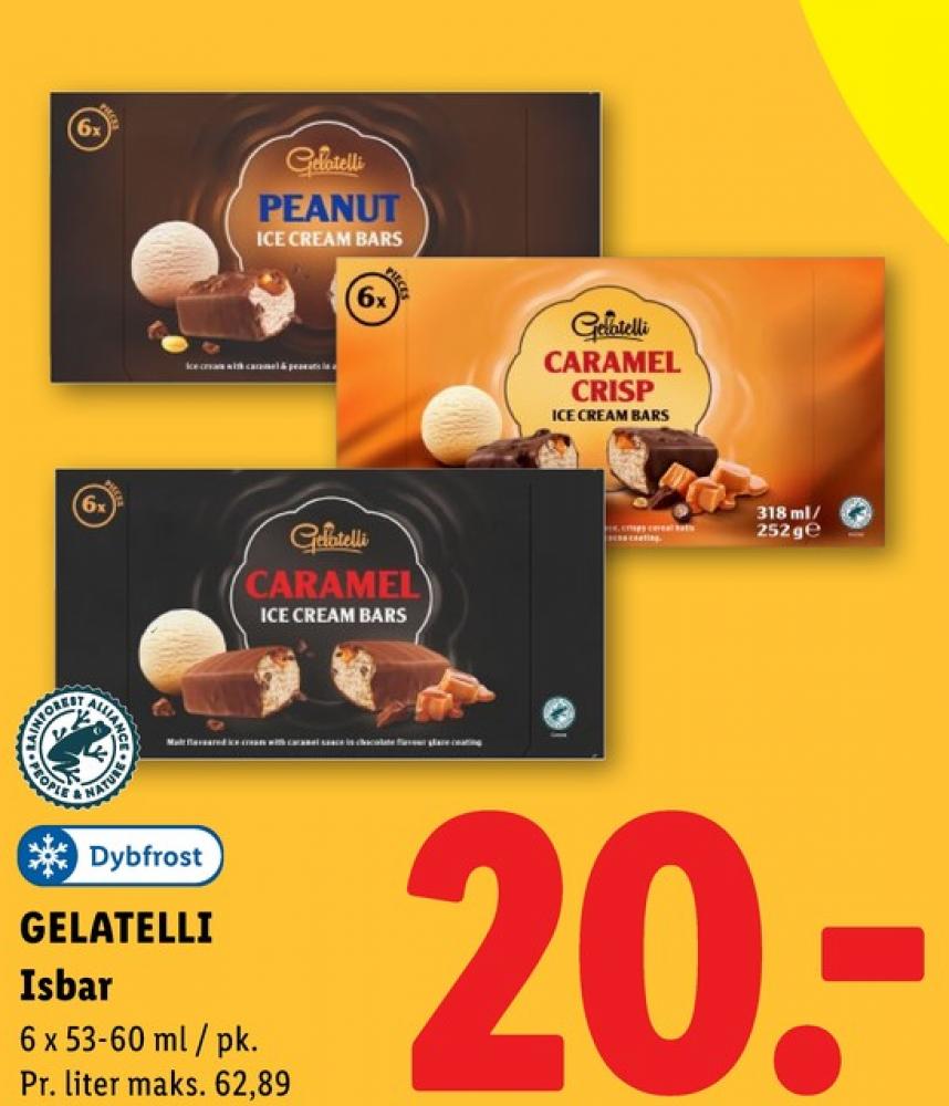 Gelatelli, Caramel Crisp Isbar