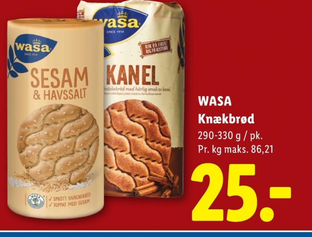 Wasa, Kanel knækbrød
