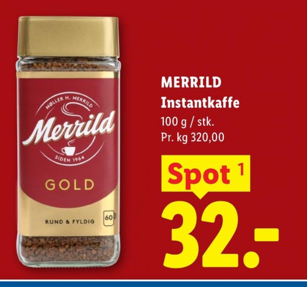 Merrild Gold, Instant Kaffe