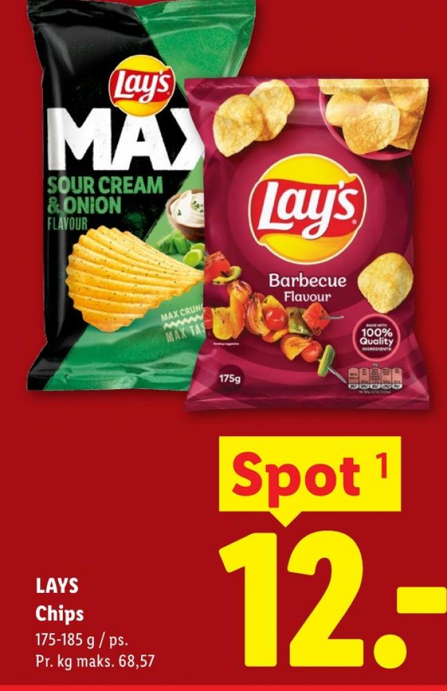 Lays Max, Sour Cream & Onion Chips