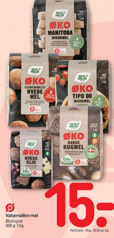 Valsemøllen, Tipo 00 Hvedemel