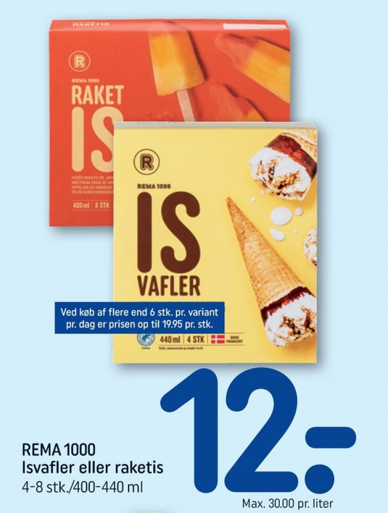 Rema 1000, Raket ispinde