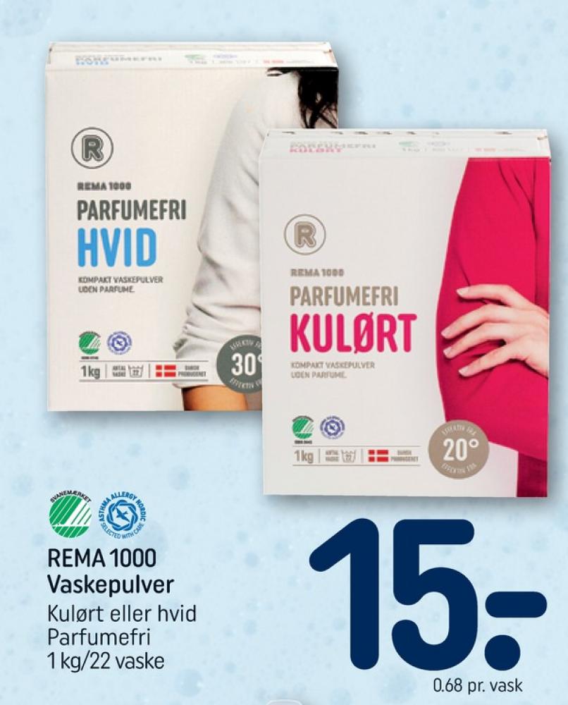 Rema 1000, Vaskepulver