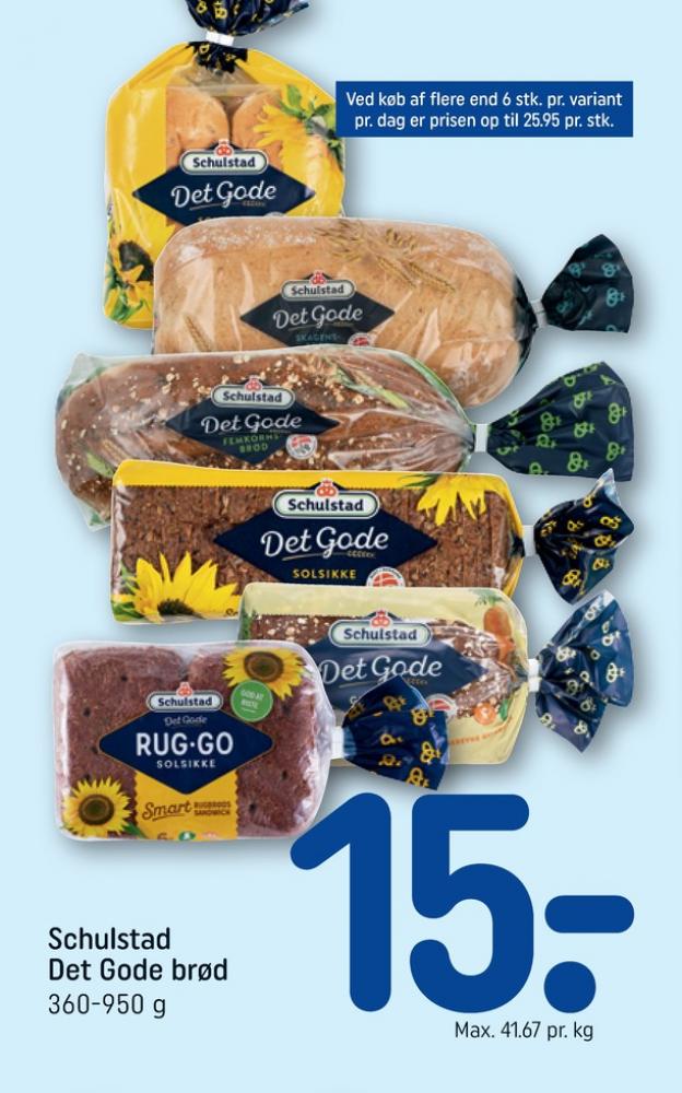 Schulstad Det Gode, Solsikkerugbrød