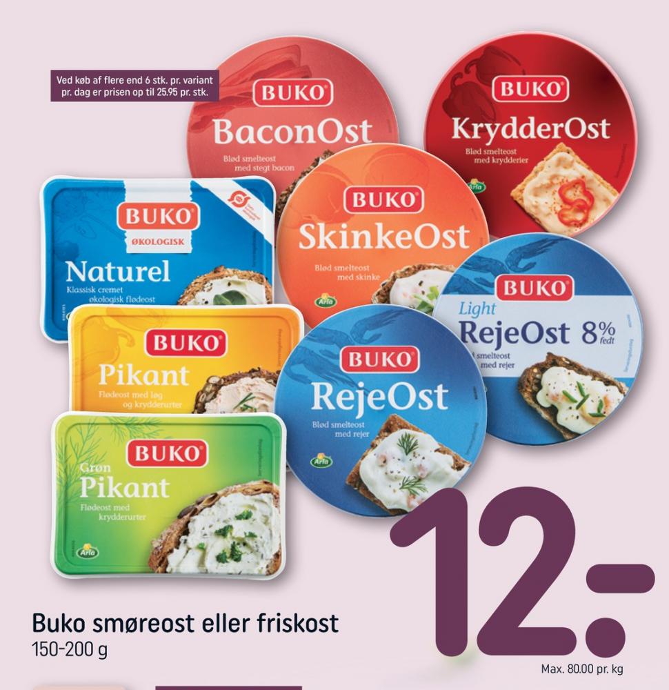 Buko Smelte, Smøreost Rejeost Light