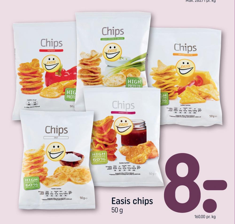 Easis, Chips salt