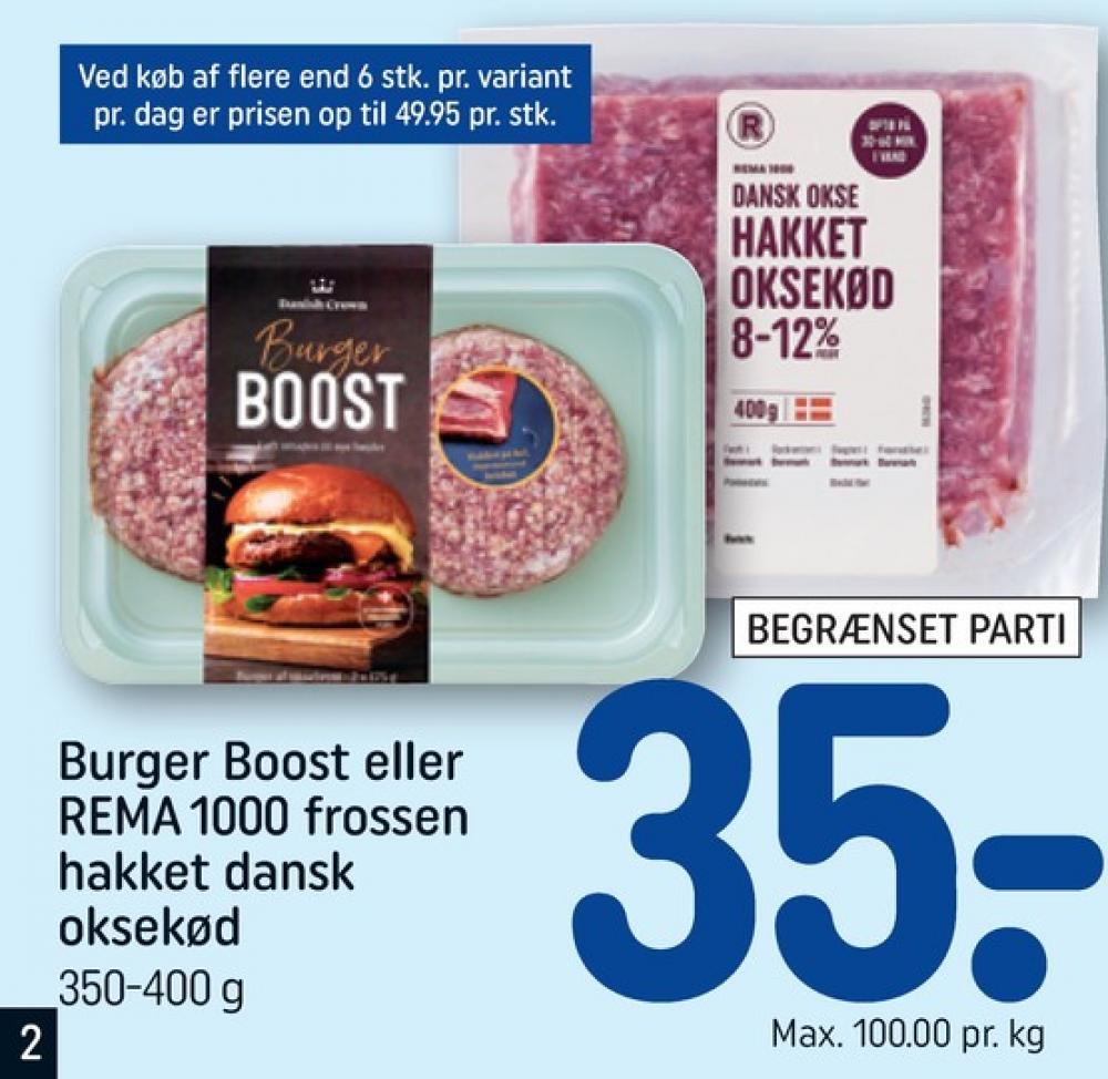 Rema 1000, Hakket oksekød 8-12%