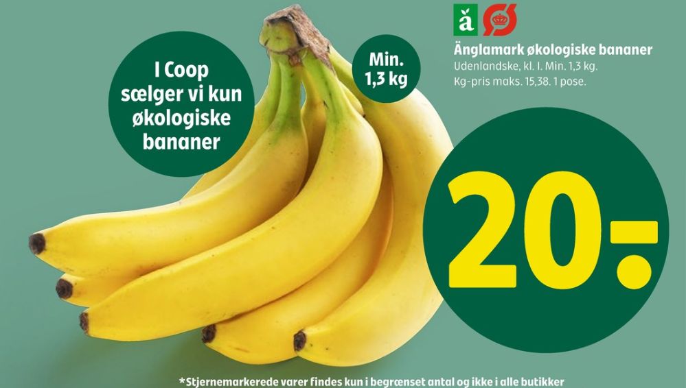 Änglamark, Bananer