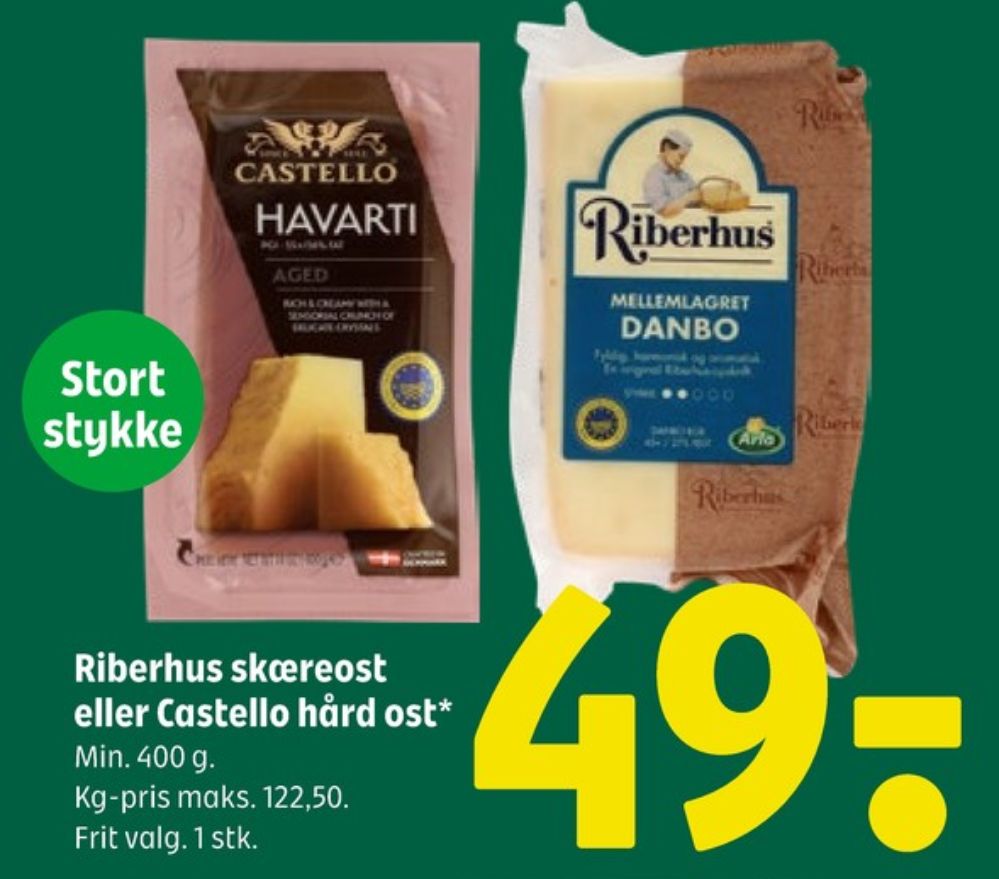Riberhus, Skæreost Danbo Mellemlagret