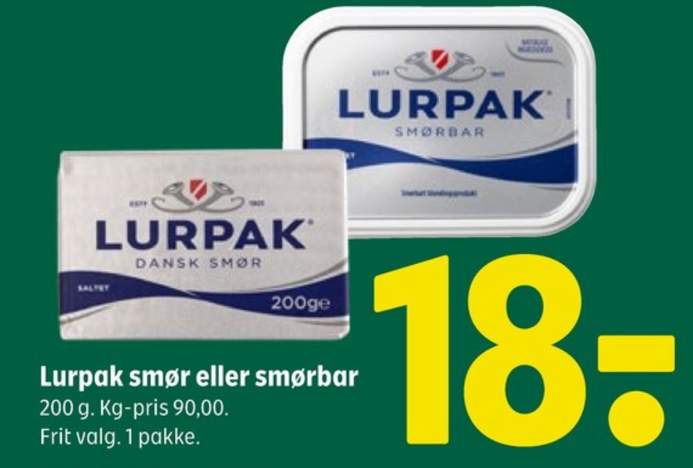 Lurpak, Smør