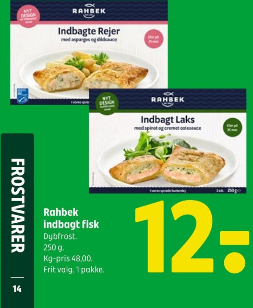 Rahbek, Indbagte Rejer med Asparges og Dildsauce