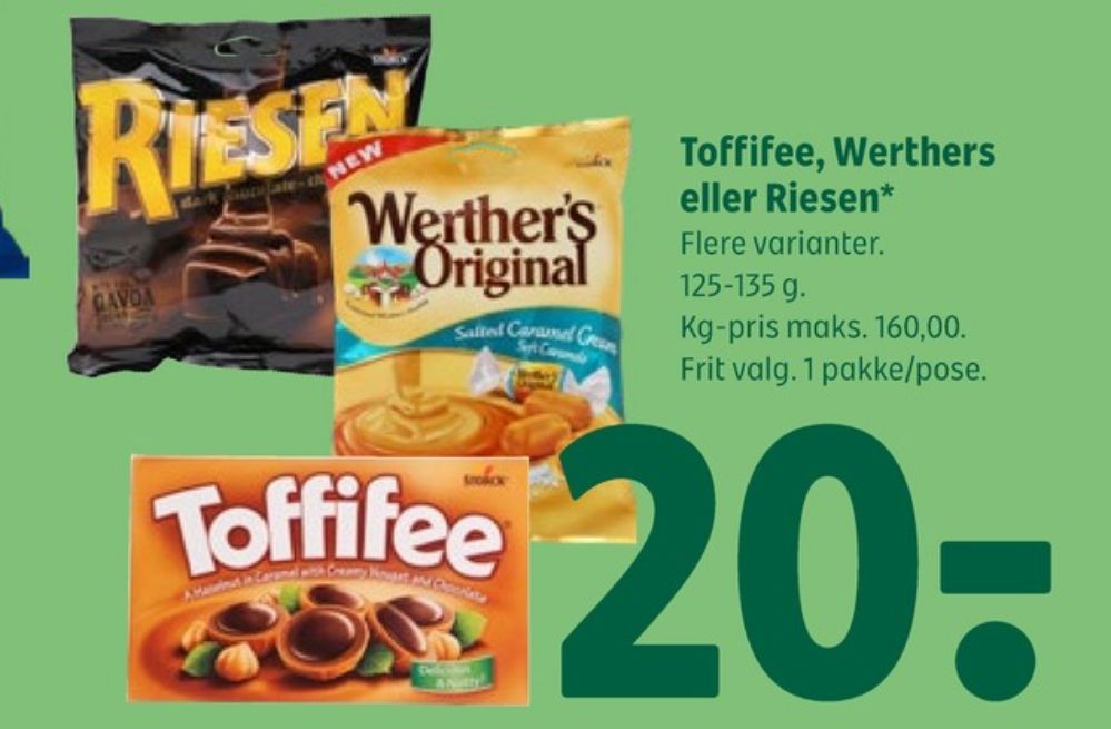 Toffifee, Dessertchokolade