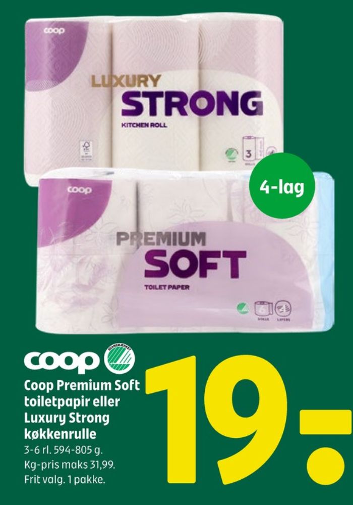 Coop Luxury, Køkkenrulle