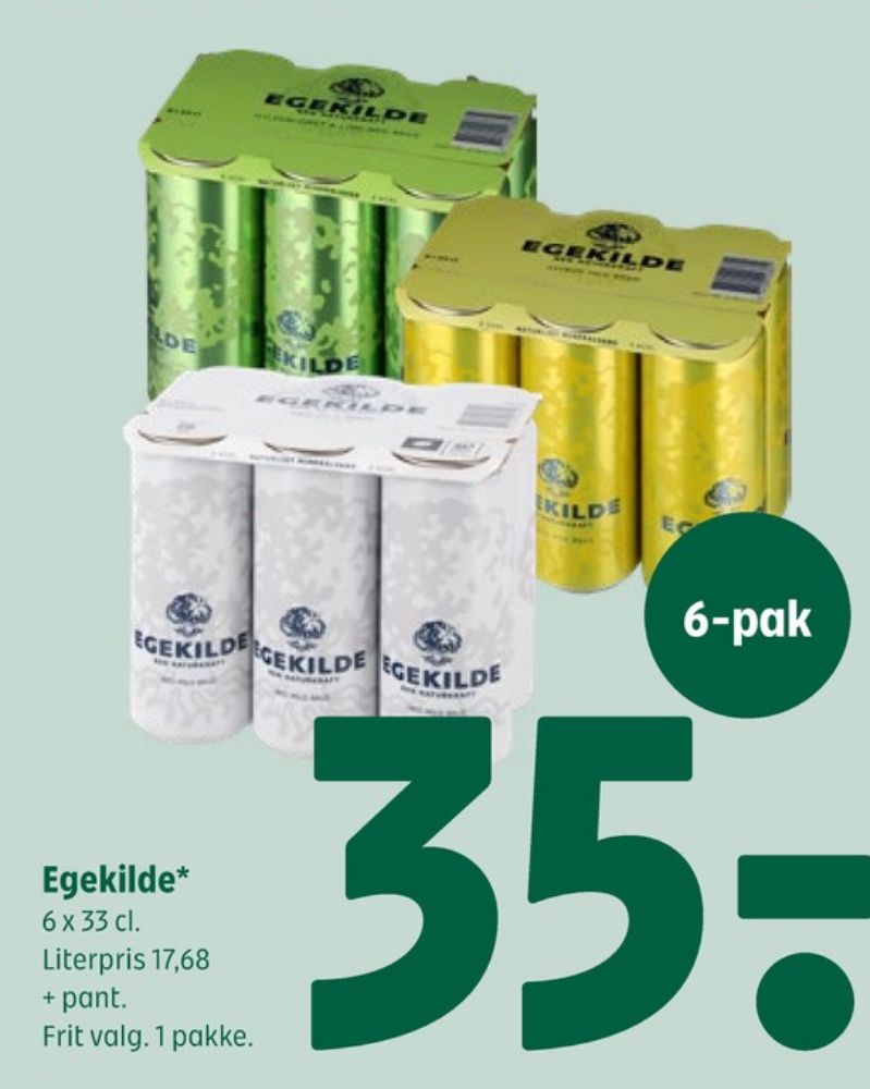 Egekilde, Mineralvand med brus 6 pk.