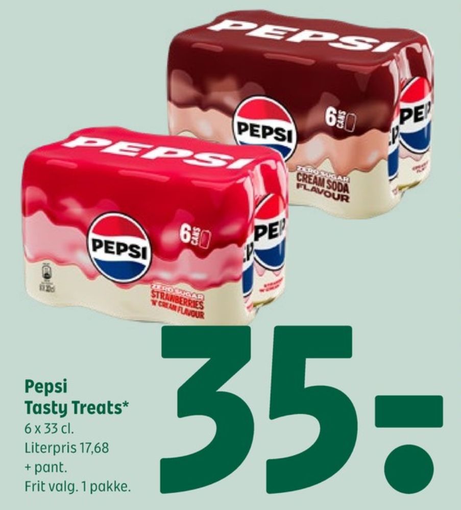 Pepsi Strawberries & Cream, Cola 6 pk.