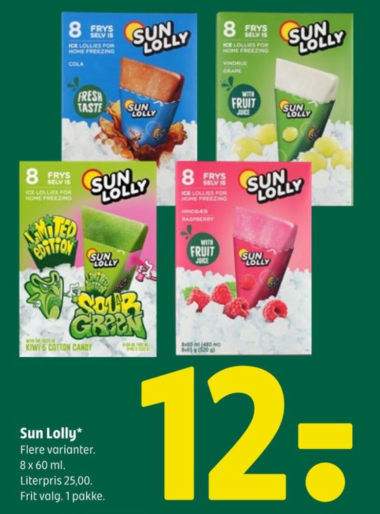 Sun Lolly, Is frys selv - Cola