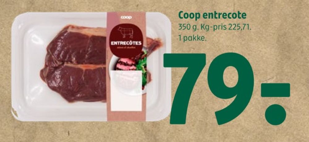 Coop, Okseentrecotes