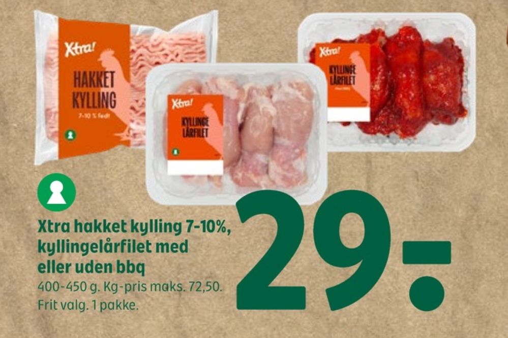 Xtra, Kyllingelårfilet