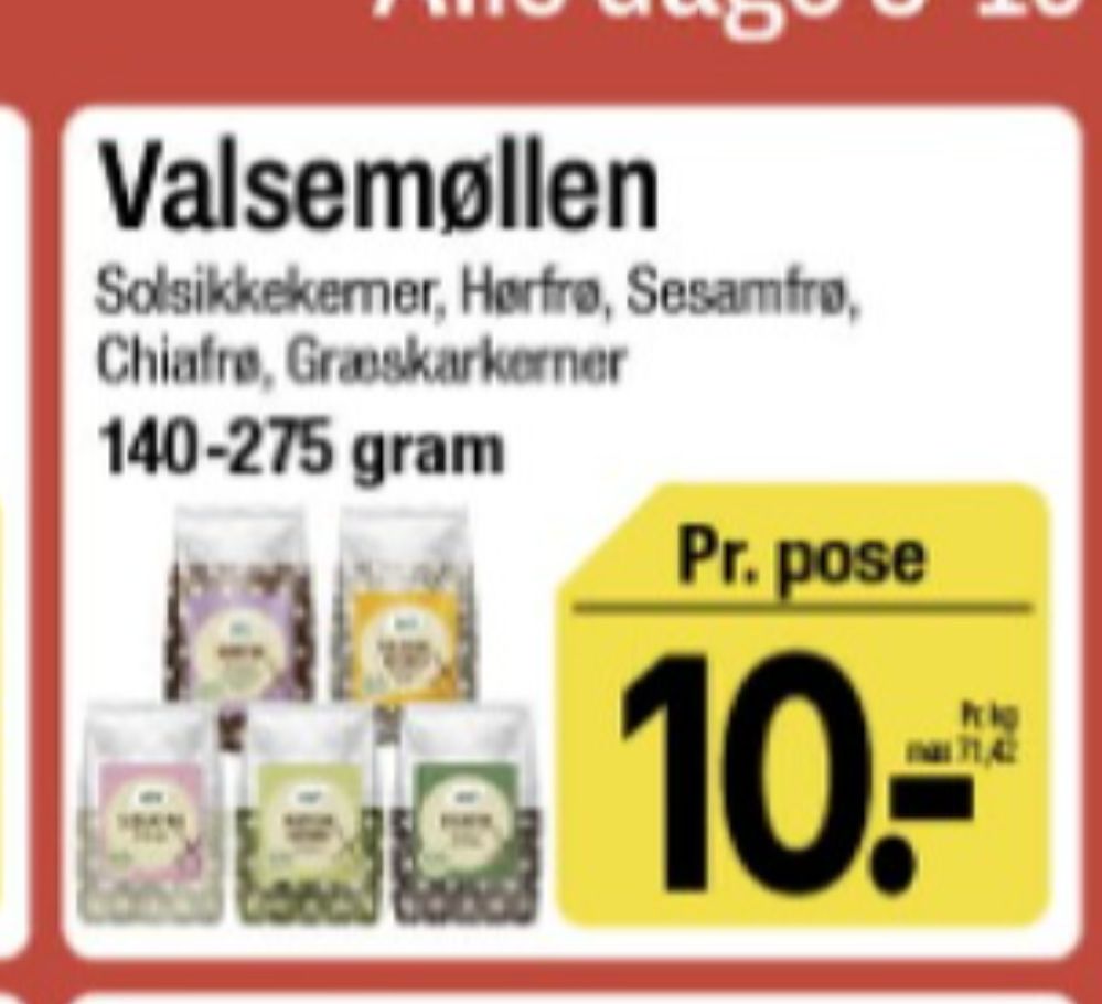 Valsemøllen, Sesamfrø