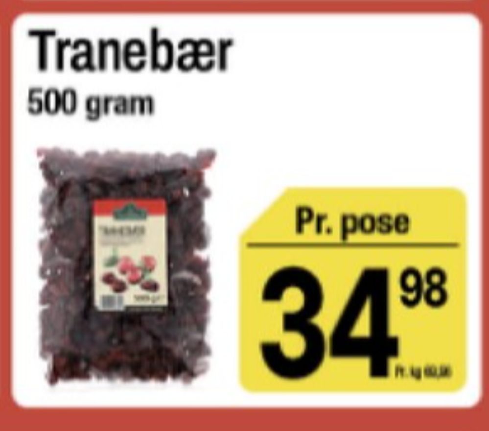 Svansø, Tranebær