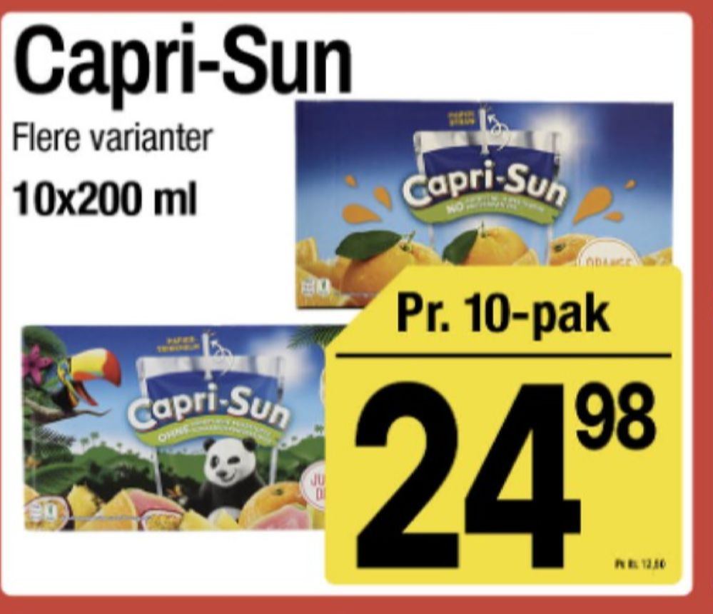 Capri-Sun, Frugtdrik Orange