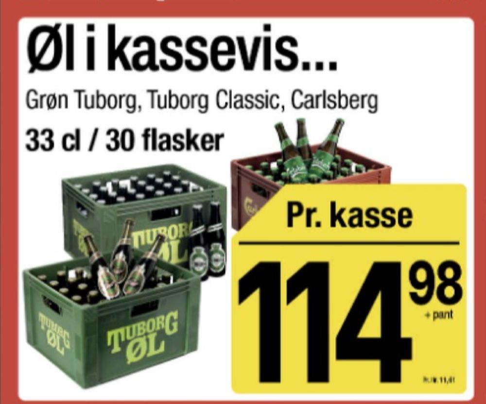 Tuborg Grøn, Øl