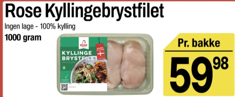 Rose, Kyllingebrystfilet
