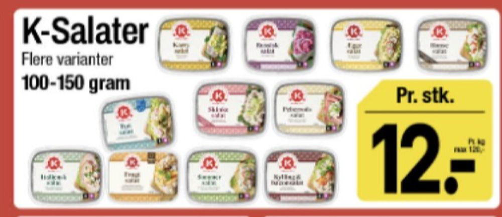 K-salat, Æggesalat