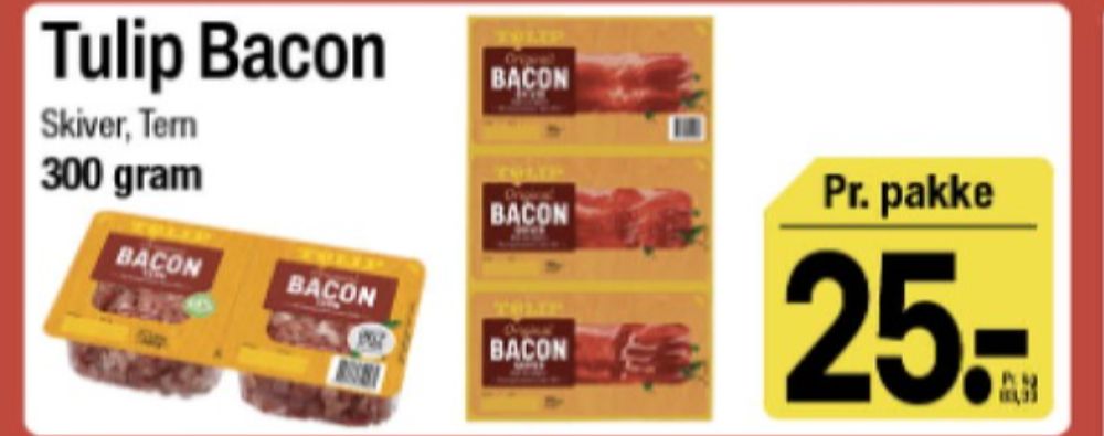 Tulip, Baconskiver