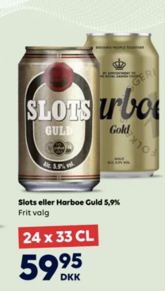 Slots Guld, Øl 24 pk.