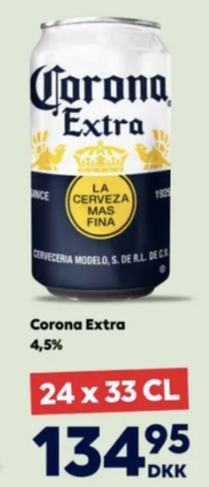 Corona Extra, Øl 24 pk.